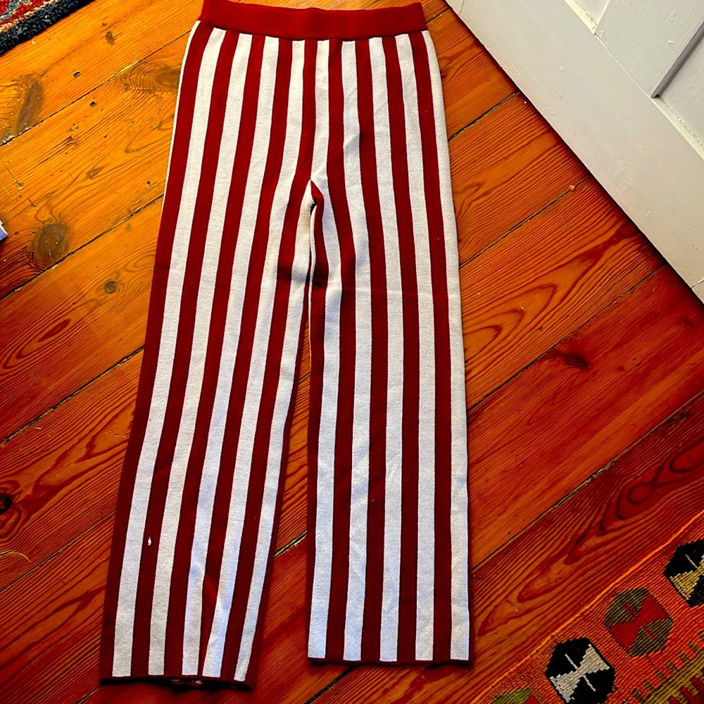 Misha and Puff 100% merino wool stripped pants.  Pristine condition